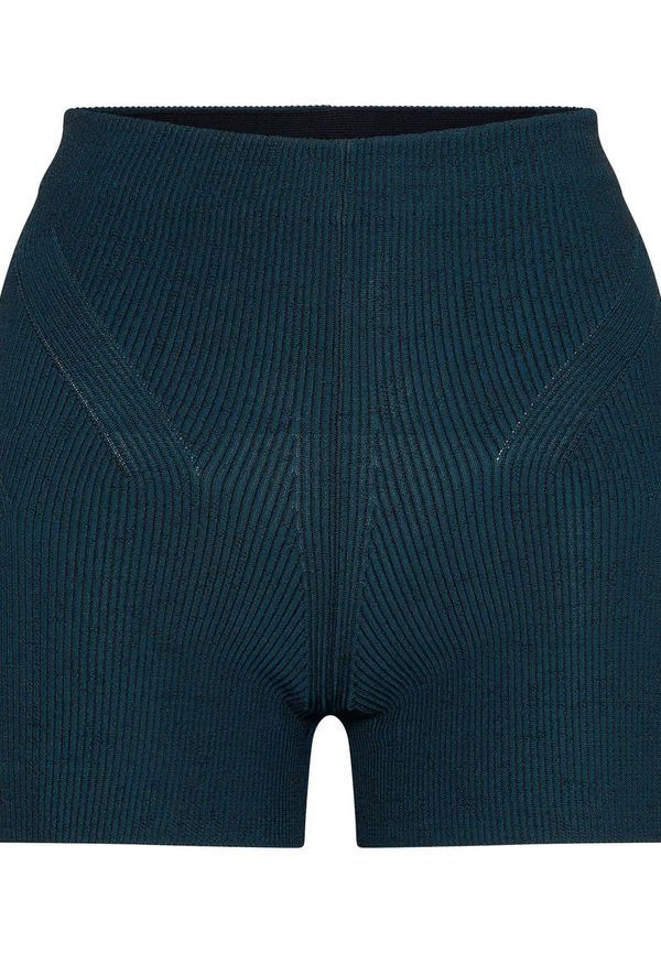 Dion Lee ribbstickade shorts - Blå