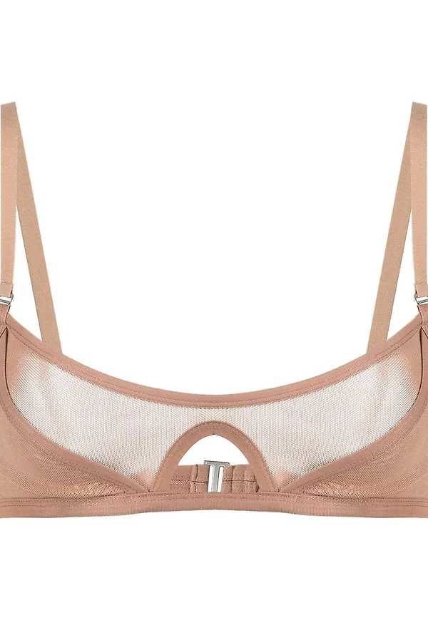 Dion Lee Shadow BH i mesh - Brun