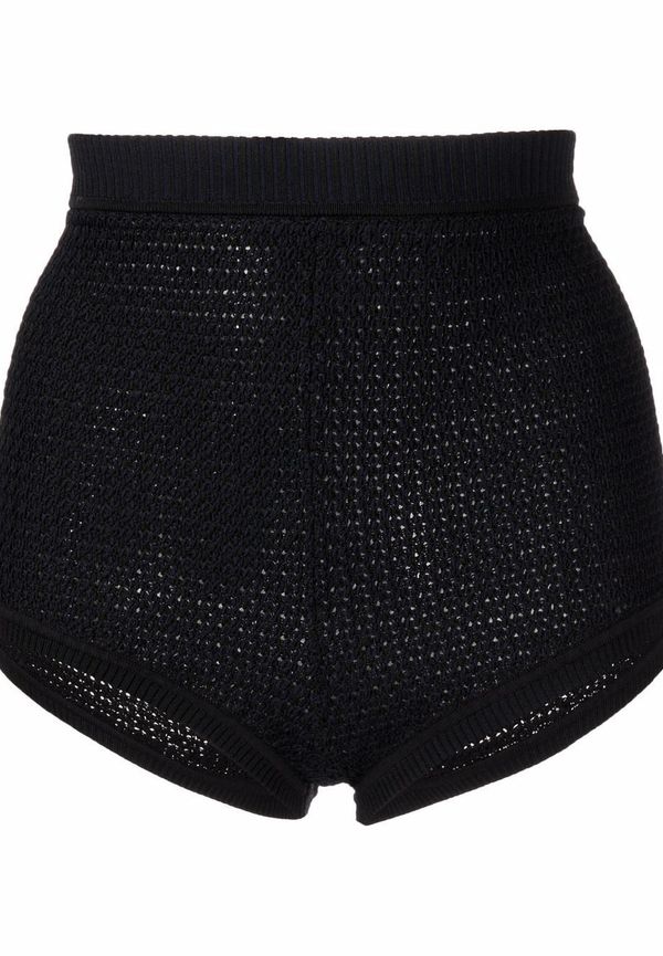 Dion Lee shorts i panamavävd - Svart