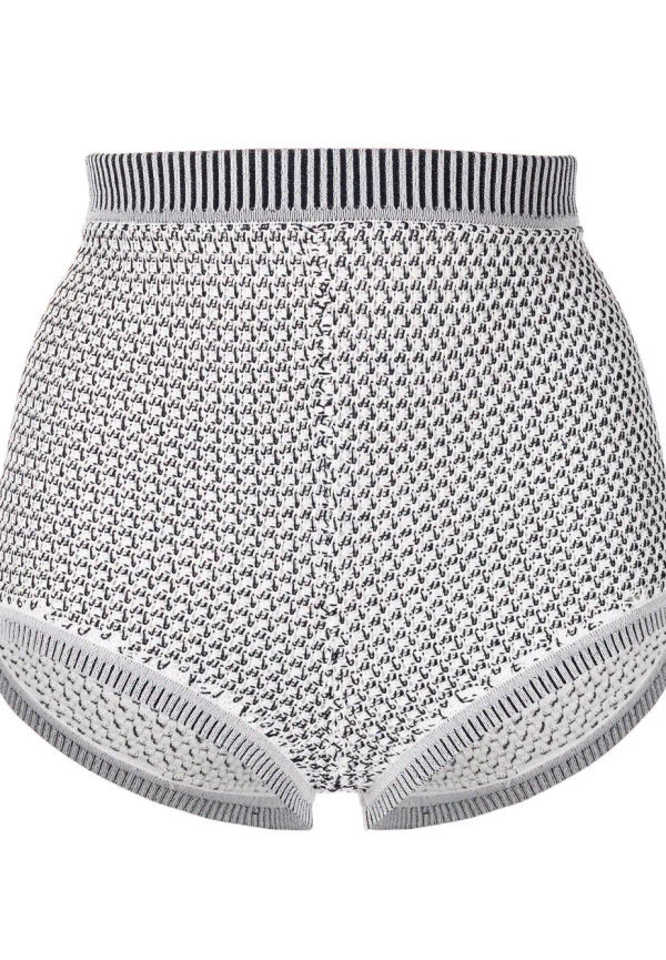 Dion Lee shorts i panamavävd - Svart
