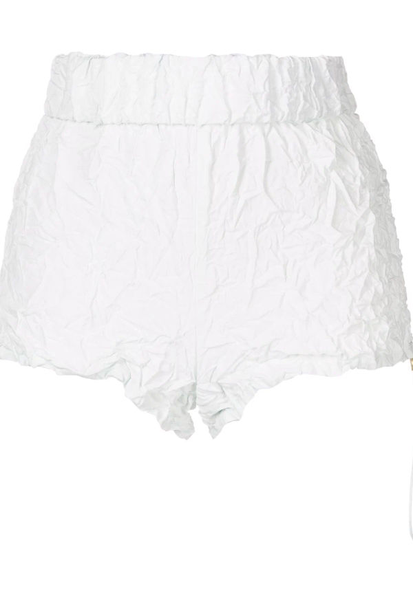 Dion Lee shorts med skrynklad effekt - Blå