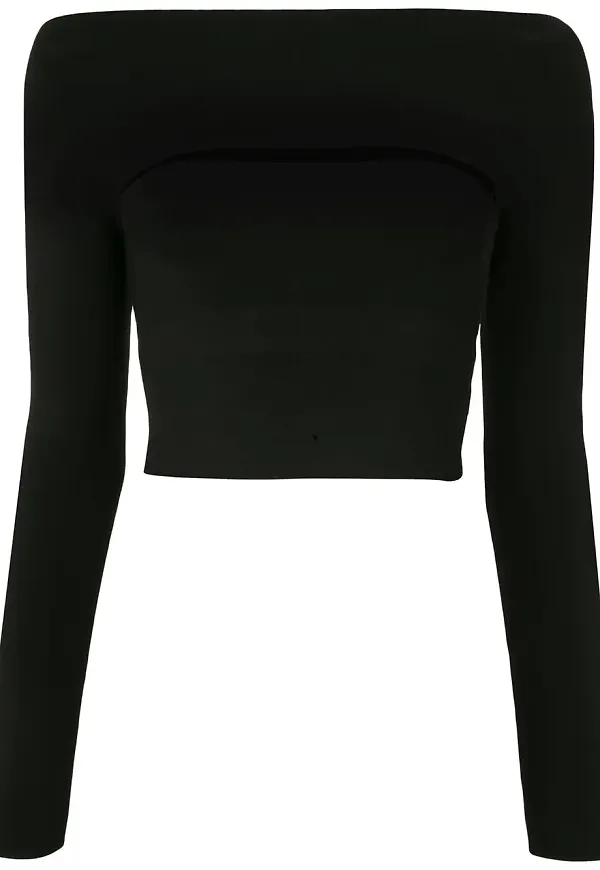 Dion Lee skiktad topp - Svart