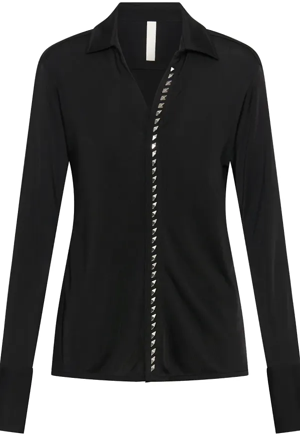 Dion Lee skjorta med nitar - Svart