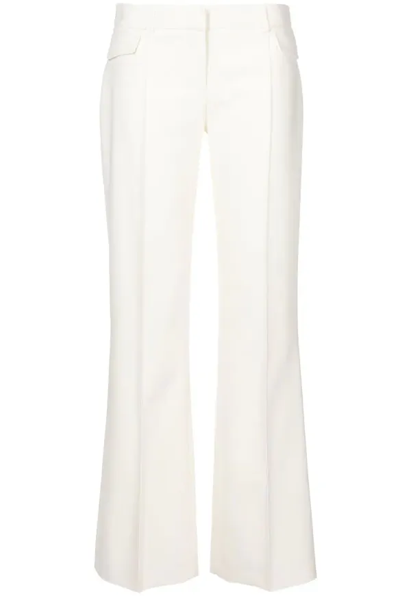 Dion Lee slacks med fickdetalj - Vit