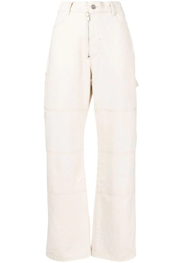 Dion Lee straight-jeans med panel - Neutral