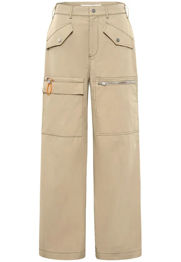 Dion Lee straight-leg cargo trousers - Neutral