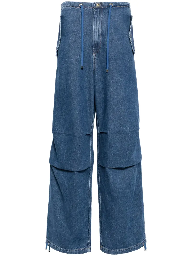 Dion Lee straight-jeans - Blå
