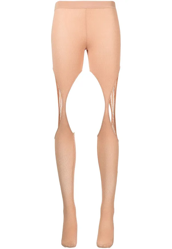 Dion Lee strumpleggings i mesh - Neutral