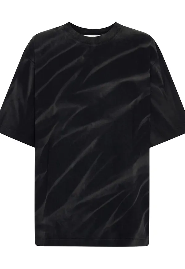 Dion Lee Sunfade hoodie med tryck - Svart
