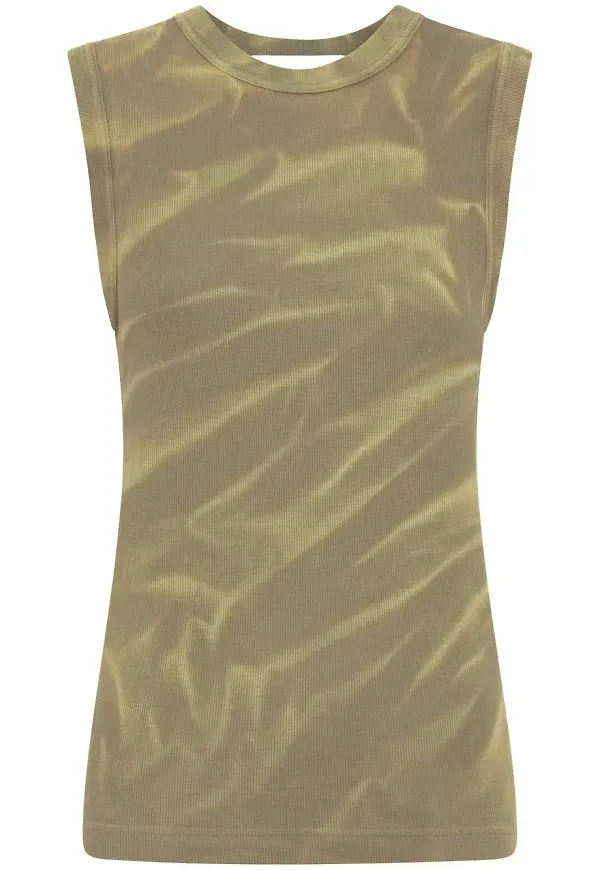 Dion Lee Sunfade linne med tryck - Grön