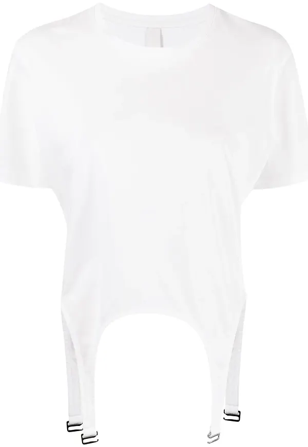 Dion Lee sweatshirt med hängslen - Vit