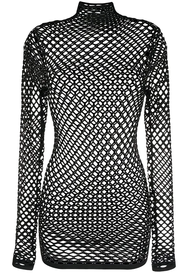 Dion Lee sömlös nättopp - Svart