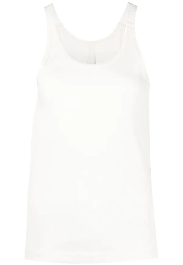 Dion Lee tröja med logotyp - Vit