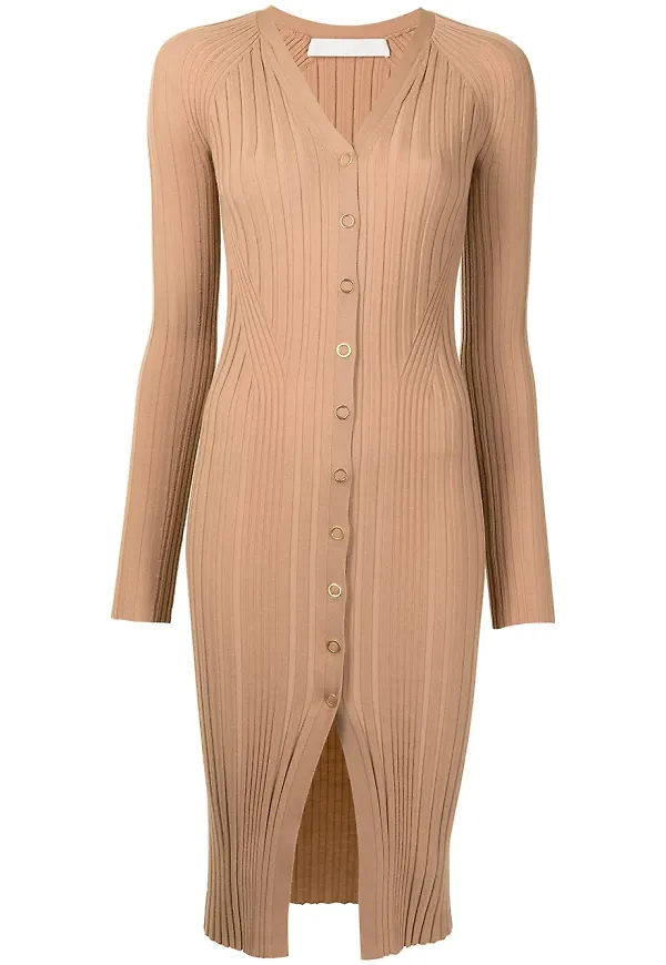 Dion Lee tröjklänning - Brun