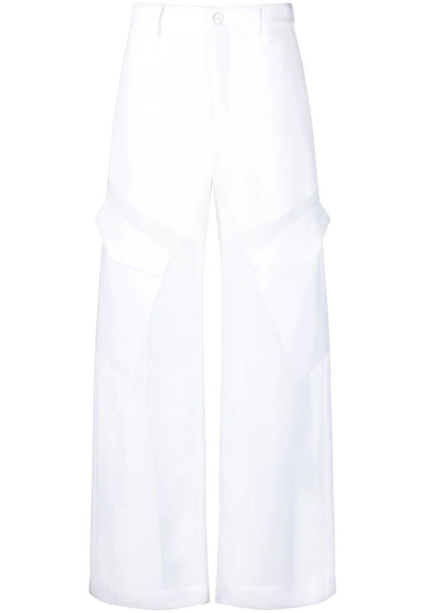 Dion Lee vida byxor - Vit