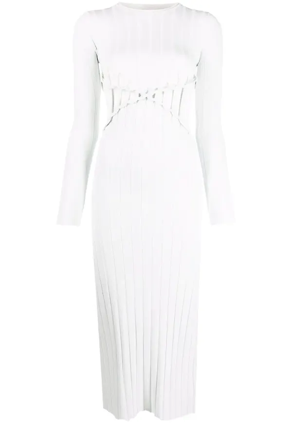 Dion Lee X-braid midiklänning - Blå