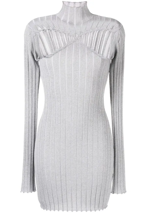 Dion Lee x Braid miniklänning - Grå