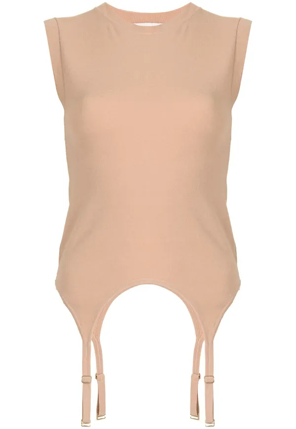 Dion Lee ärmlös topp - Brun