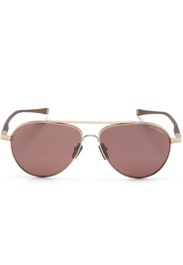 Dita Eyewear pilotsolglasögon - Brun