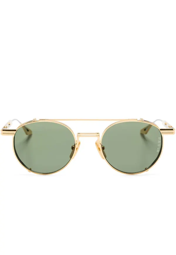 Dita Eyewear solglasögon med runda bågar - Guldfärgad