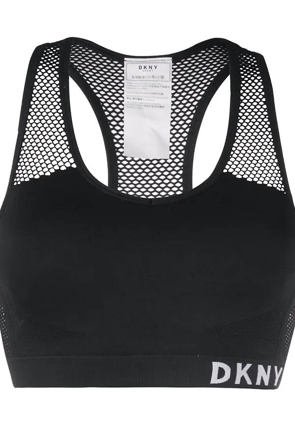 DKNY behå med mesh - Svart