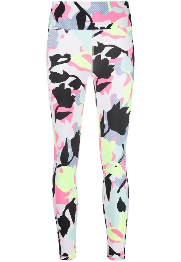 DKNY blommiga leggings - Vit