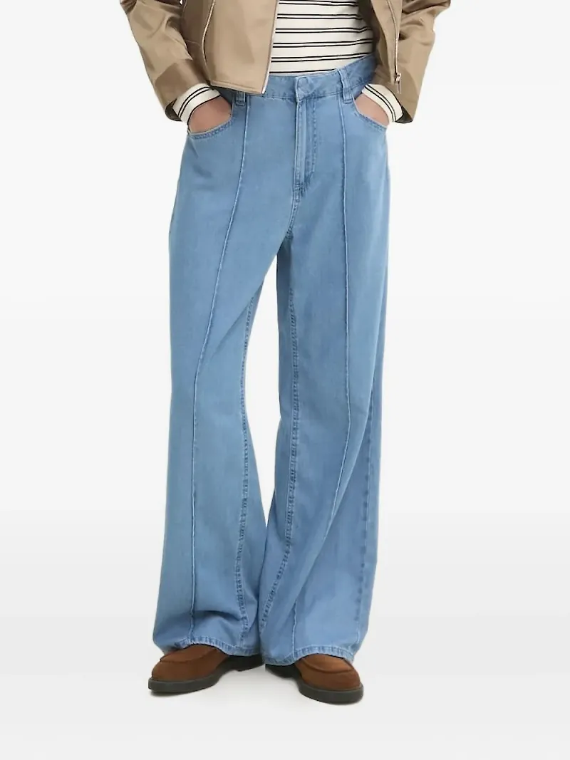 DKNY jeans med panel - Blå