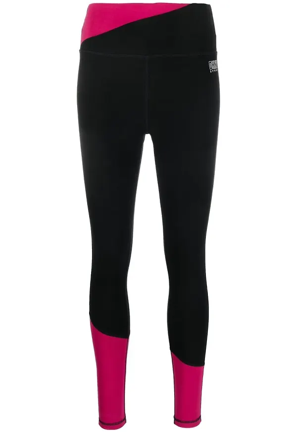 DKNY leggings med färgblock - Svart