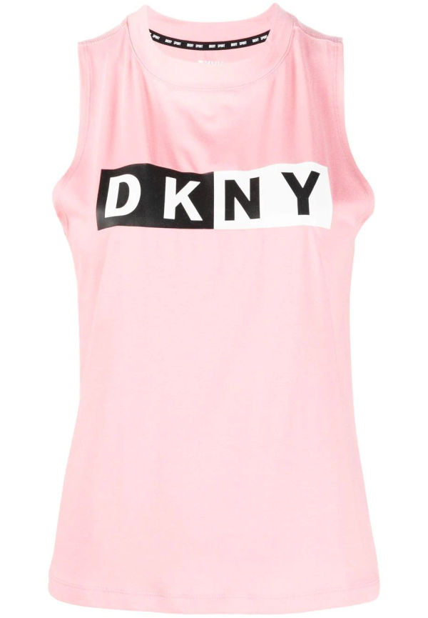 DKNY linne med logotyp - Rosa