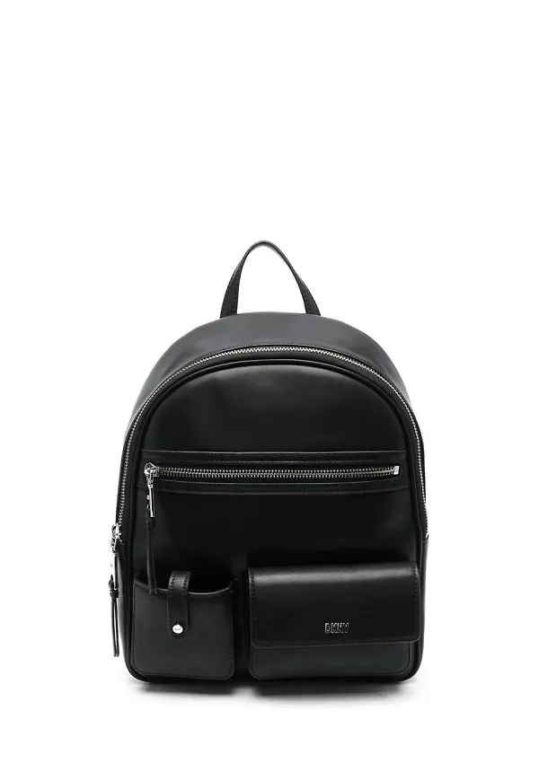 DKNY ryggsäck med logotypplakett - Svart