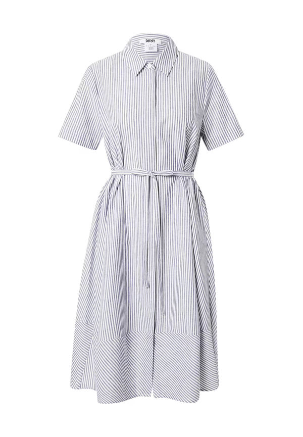 DKNY Skjortklänning duvblå / vit