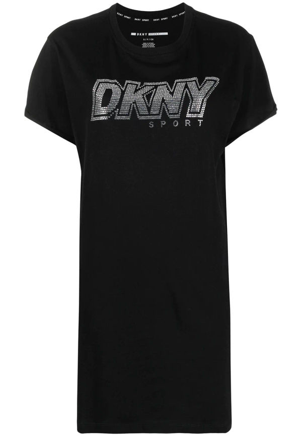DKNY t-shirt med logotyp - Svart