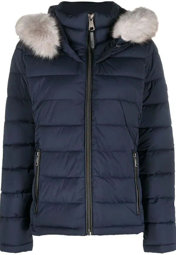 DKNY Thistle puffjacka - Blå
