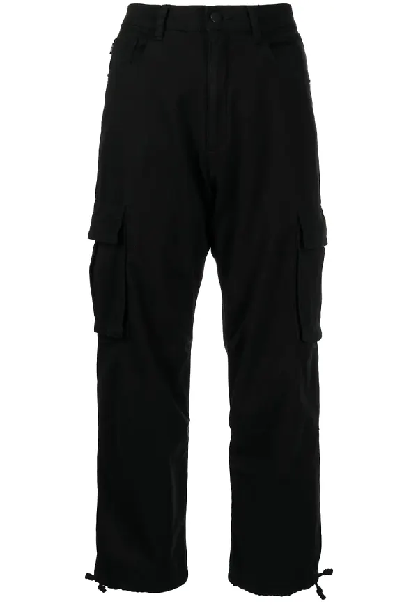 DL1961 Gwen joggingjeans i cargo-modell - Svart