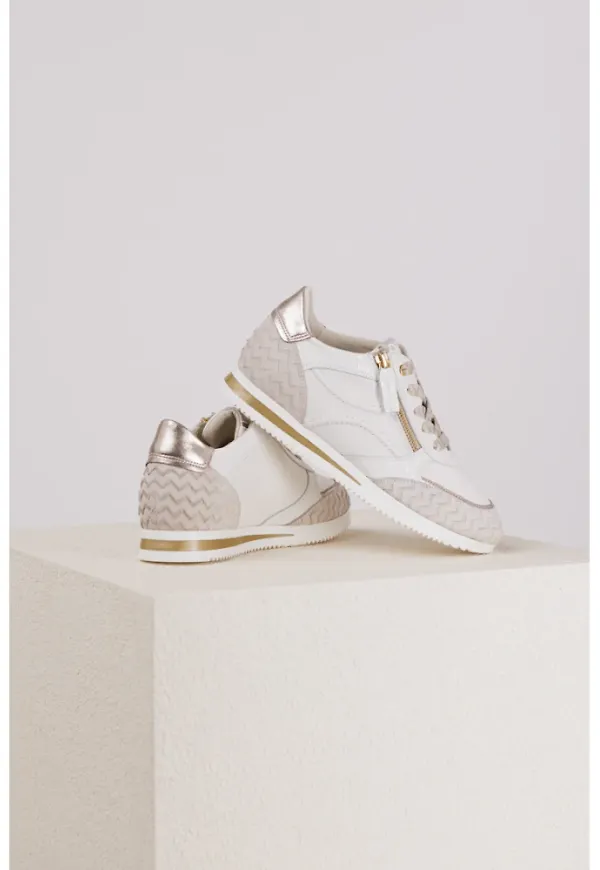 DL Sport Sneakers Beige, Dam