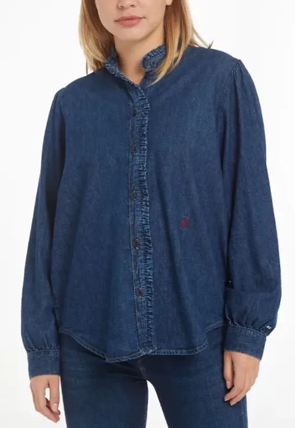 Dnm Frill Shirt Eden