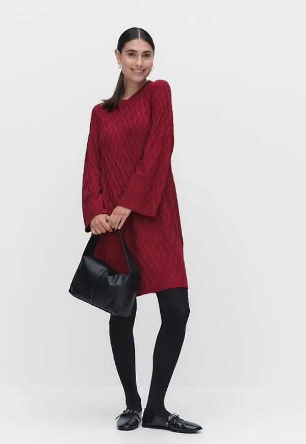 Dobber Bethany knitted dress Midiklänning