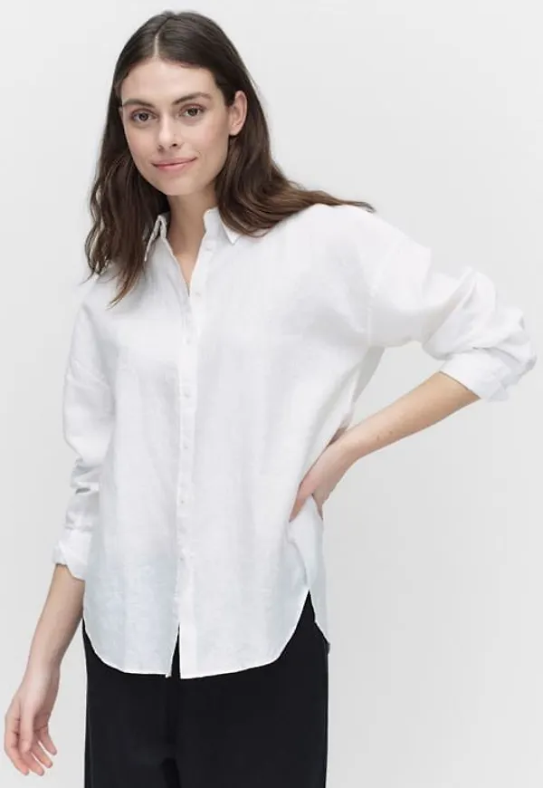 Dobber Camera shirt Blusar WHITE Dam XS