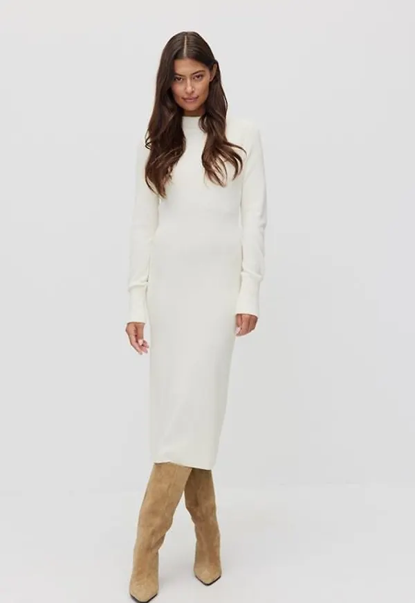Dobber Danni knitted dress Midiklänning