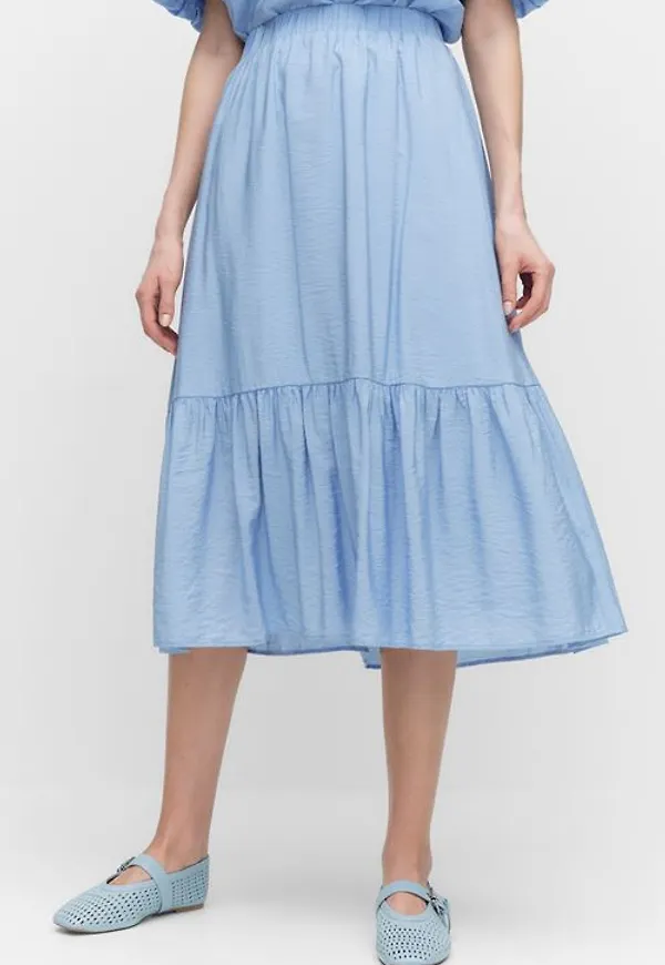 Dobber Nadine skirt Kjolar BLUE Dam XS