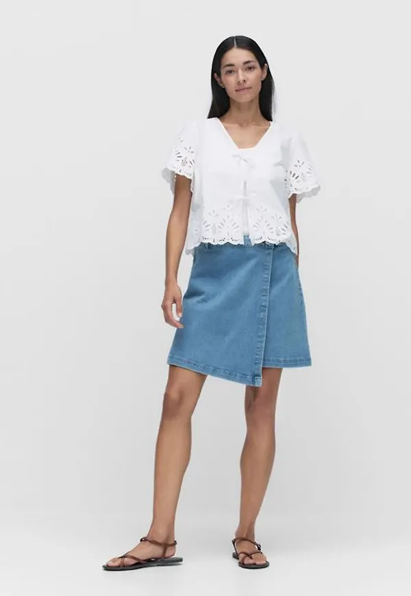 Dobber Sasha skirt Kjolar LIGHT BLUE WASH Dam XS