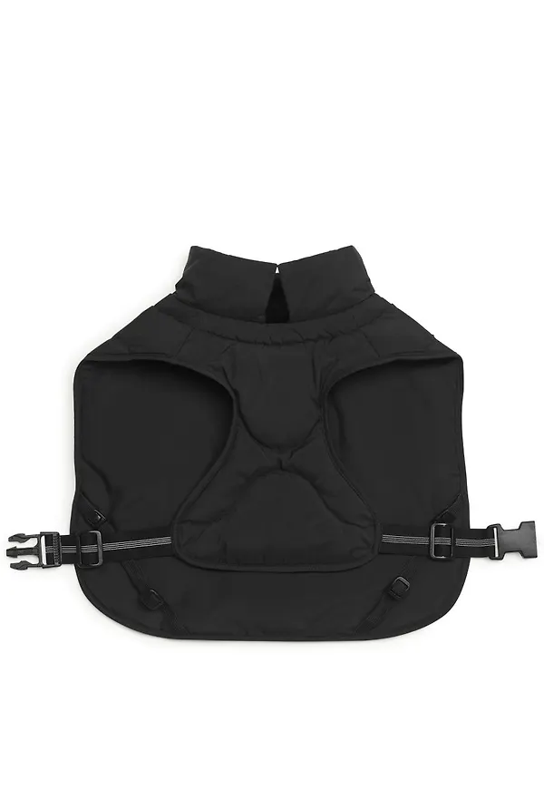 Dog Puffer Jacket - Black