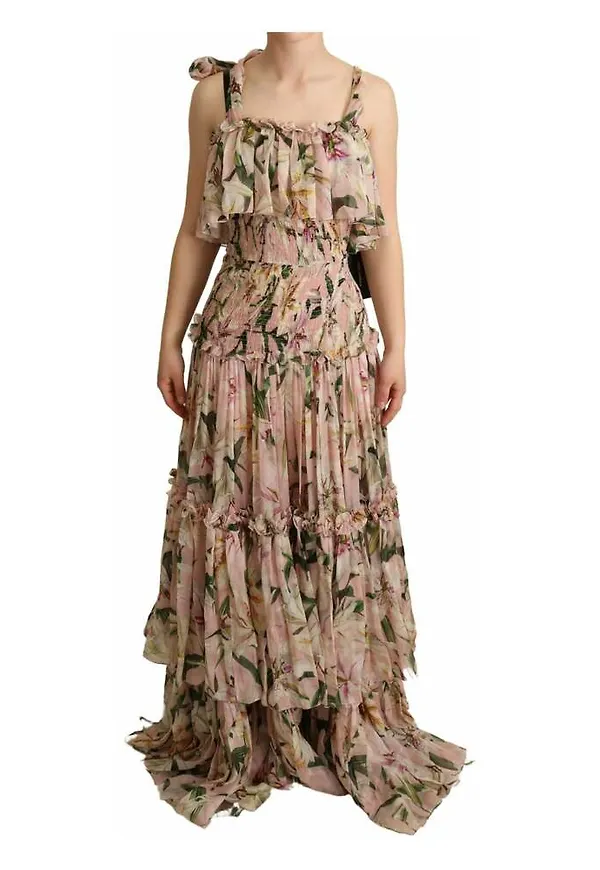 Dolce & Gabbana - Balklänningar - Rosa - Dam - Storlek: Xs,3Xs