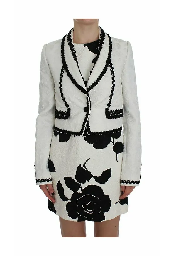 Dolce & Gabbana - Blazer - Vit - Dam - Storlek: S