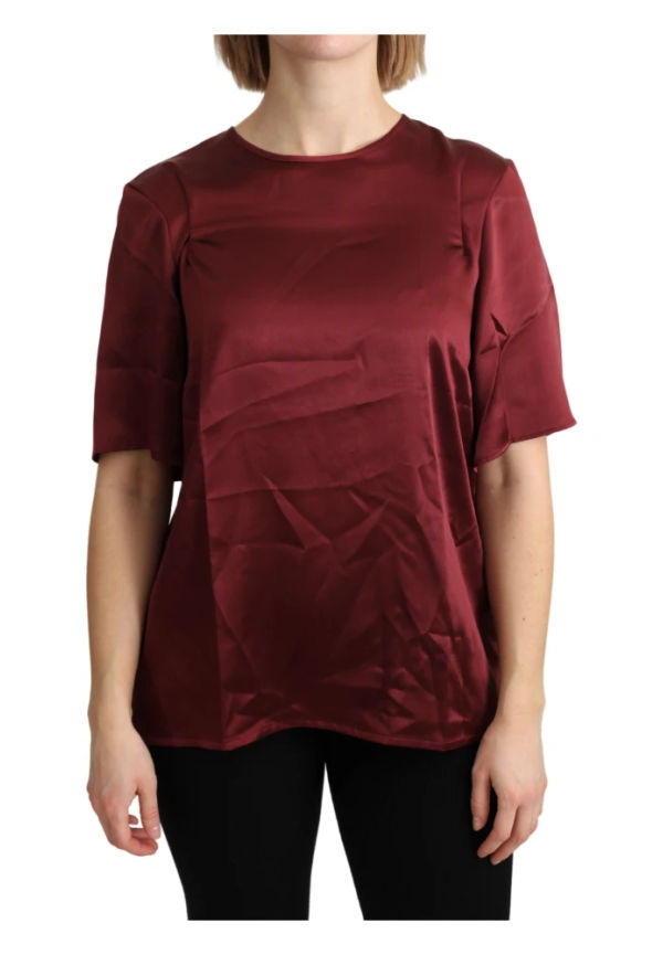 Dolce & Gabbana - Blusar - Röd - Dam - Storlek: XL