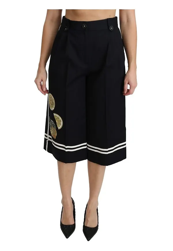 Dolce & Gabbana - Byxor - Svart - Dam - Storlek: XS