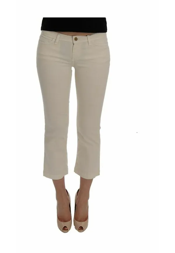 Dolce & Gabbana - Byxor - Vit - Dam - Storlek: W26