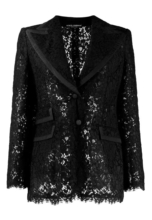 Dolce & Gabbana - Damjackor - Svart - Dam - Storlek: Xs,M