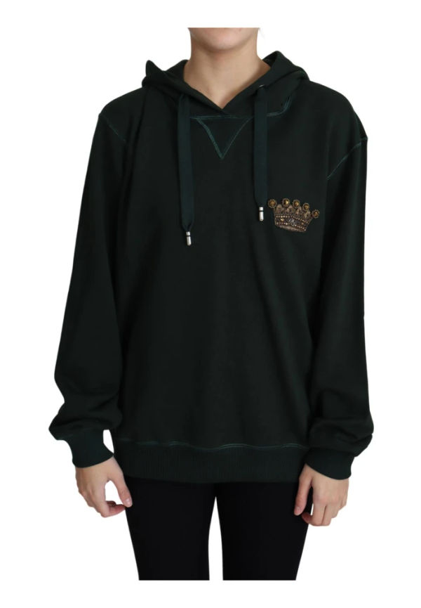 Dolce & Gabbana - Hoodies - Grön - Dam - Storlek: S,Xs,3Xs,2Xs