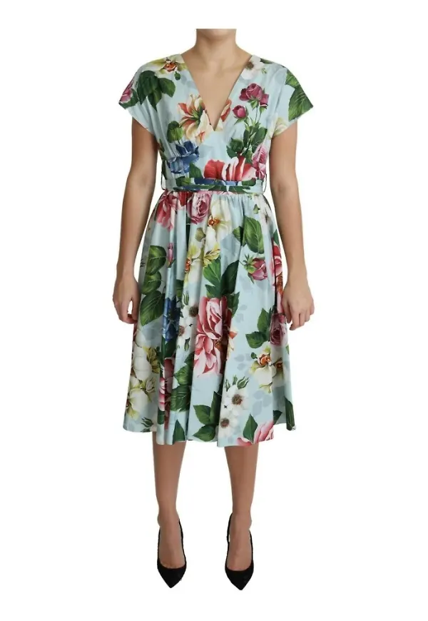 Dolce & Gabbana - Klänningar - Grön - Dam - Storlek: L,M,S